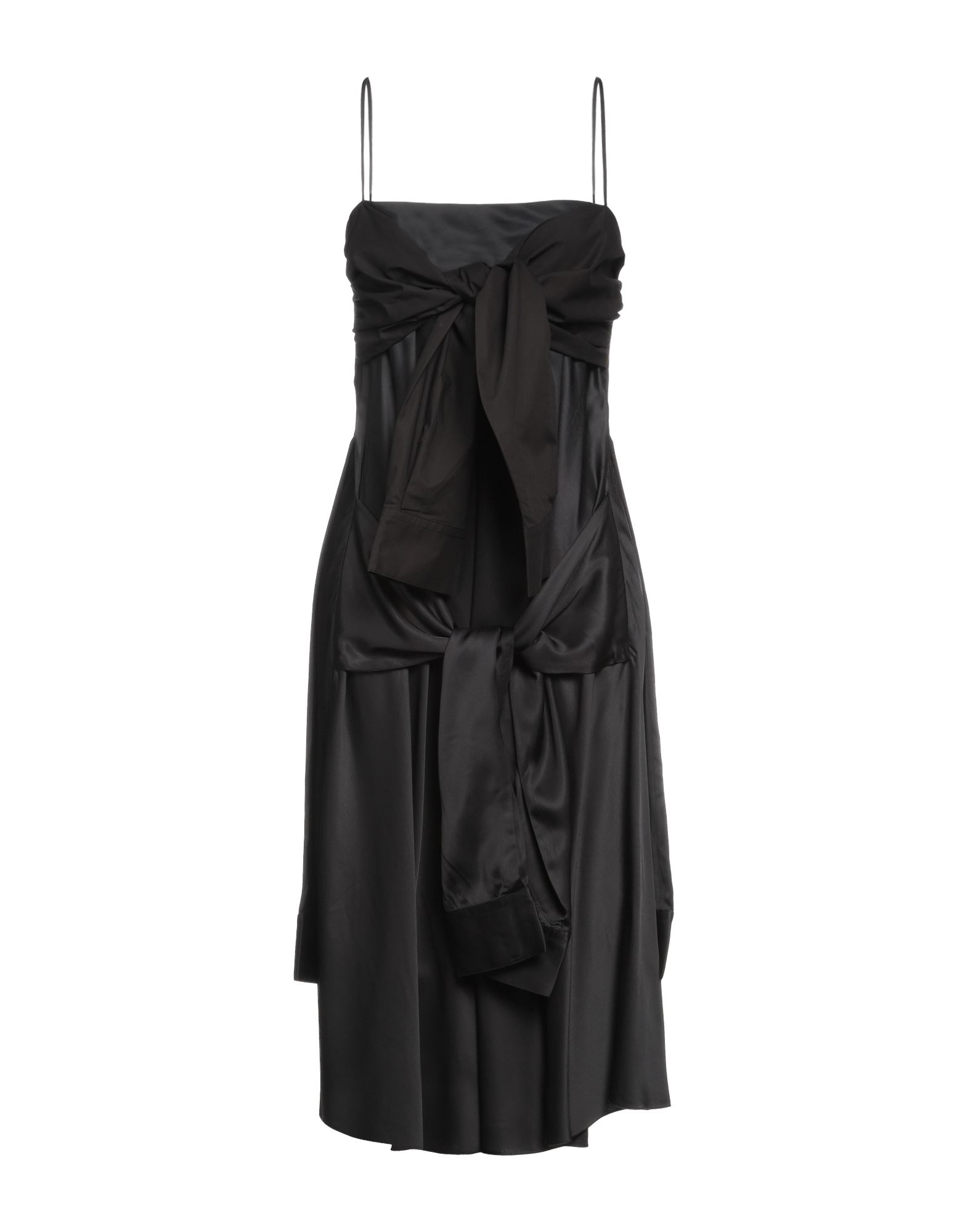 Mm6 Maison Margiela Midi Dresses In Black