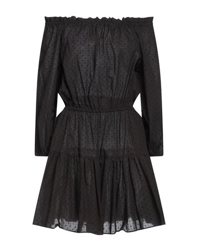 Crida Milano Woman Short Dress Black Size 2 Cotton