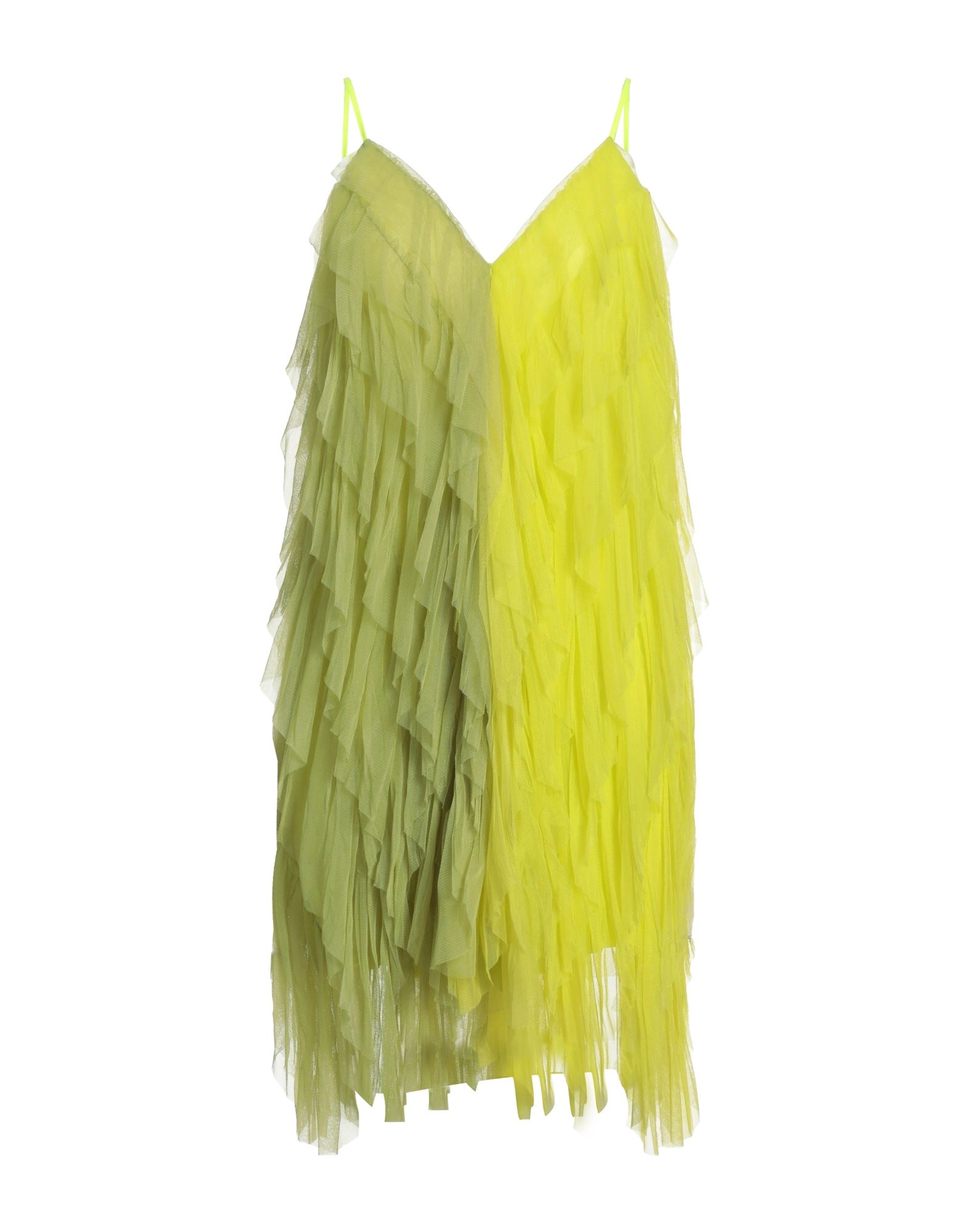 Shop Aniye By Woman Mini Dress Acid Green Size 6 Polyamide