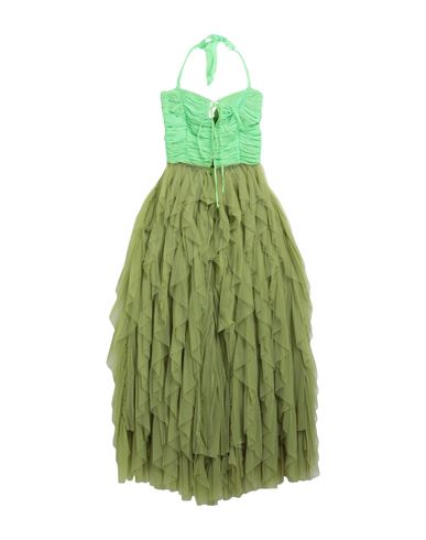 Aniye By Woman Midi Dress Acid Green Size 6 Polyamide, Viscose
