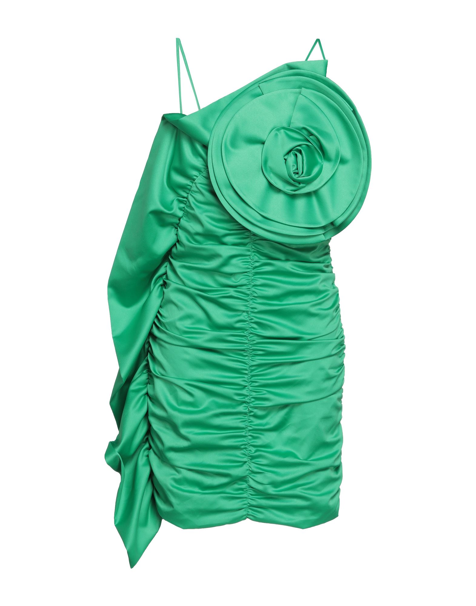 Space Simona Corsellini Short Dresses In Green