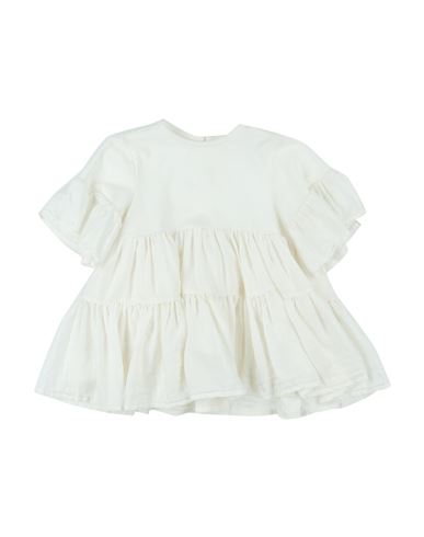 Fiorile Newborn Girl Baby Dress White Size 3 Cotton, Silk