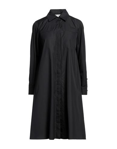 Max Mara Woman Midi Dress Black Size 4 Cotton