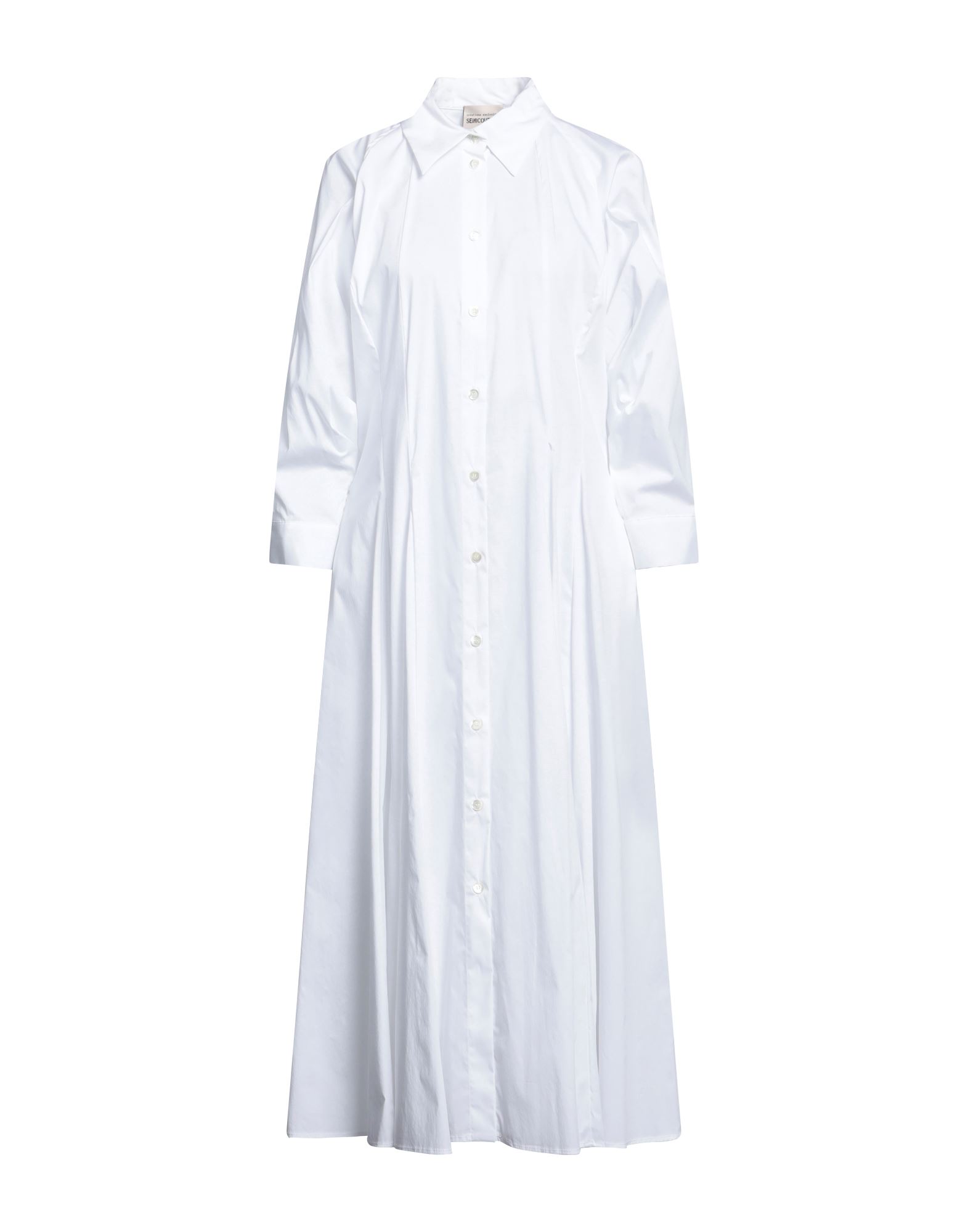 Semicouture Long Dresses In White