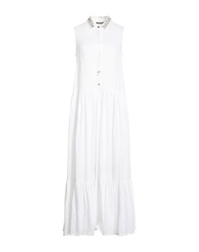 Maliparmi Malìparmi Woman Maxi Dress White Size 6 Linen