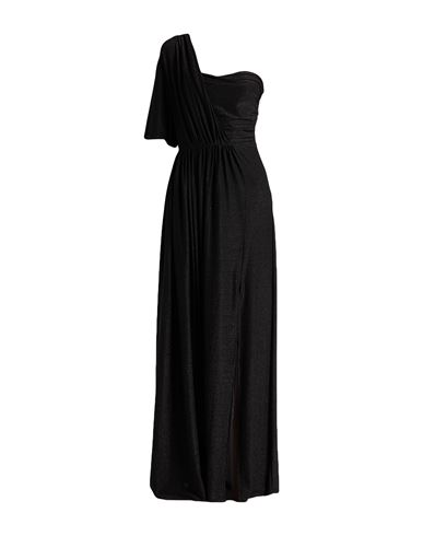 Kocca Woman Maxi Dress Black Size S Viscose, Polyamide, Metallic Polyester, Elastane In Black