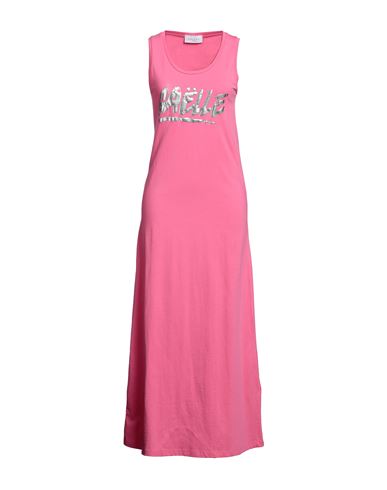 Gaelle Paris Gaëlle Paris Woman Maxi Dress Fuchsia Size 2 Cotton In Pink
