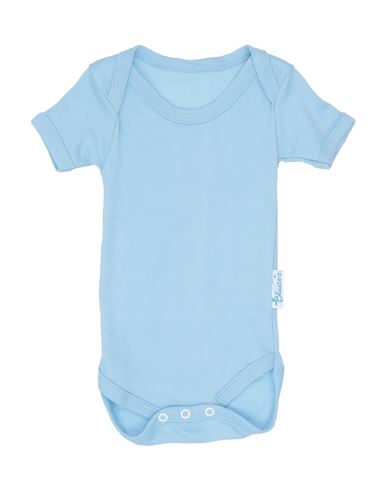 Bluebird Newborn Boy Baby Bodysuit Sky Blue Size 3 Cotton