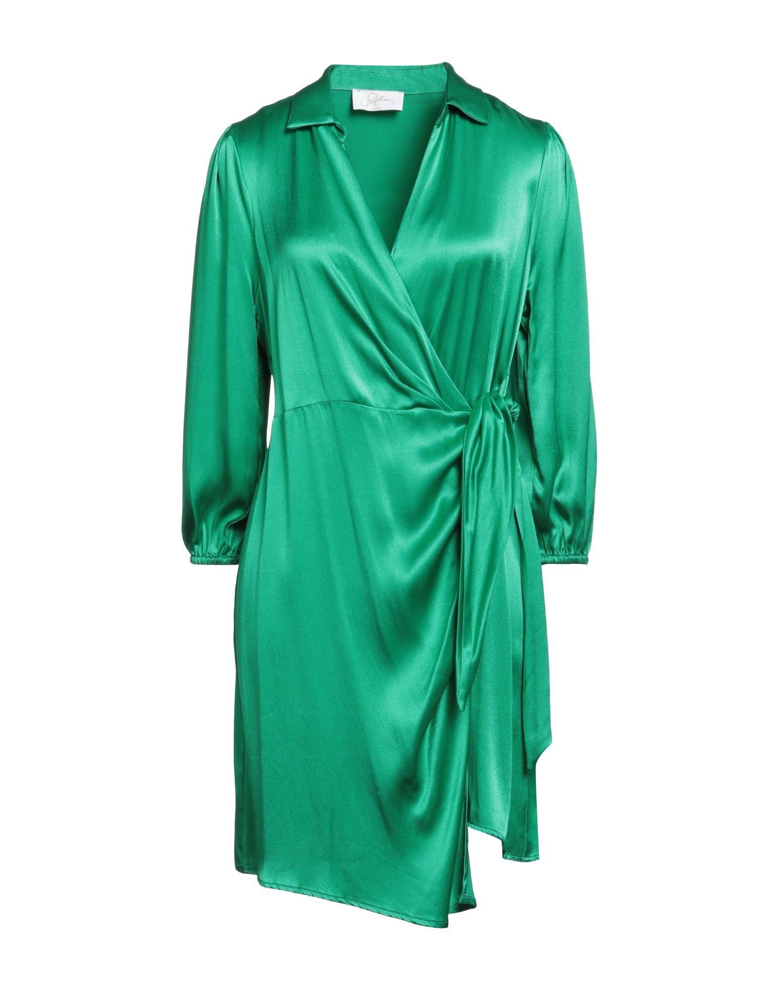 Soallure Short Dresses In Green