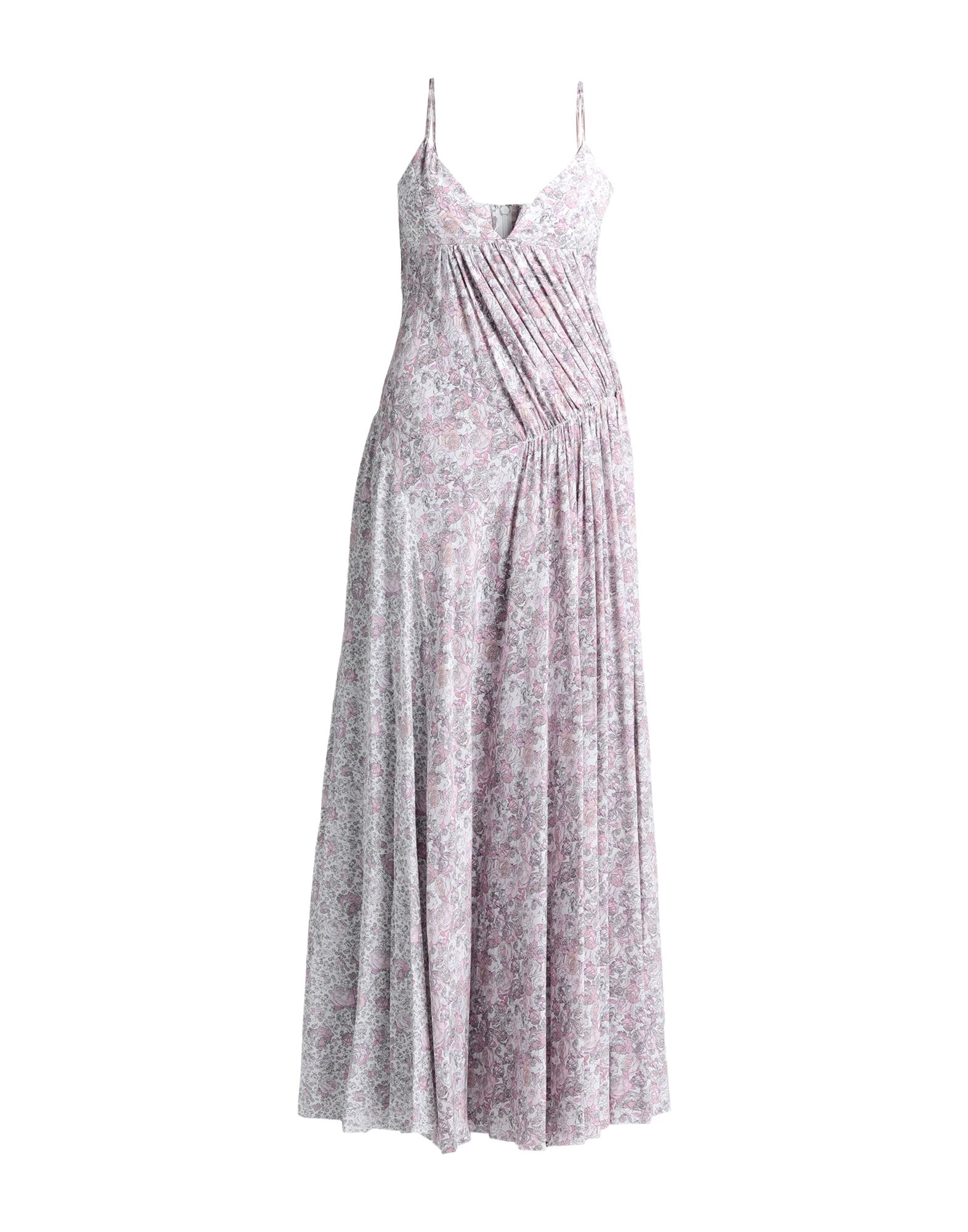 Shop Giovanni Bedin Woman Maxi Dress Pink Size 8 Silk