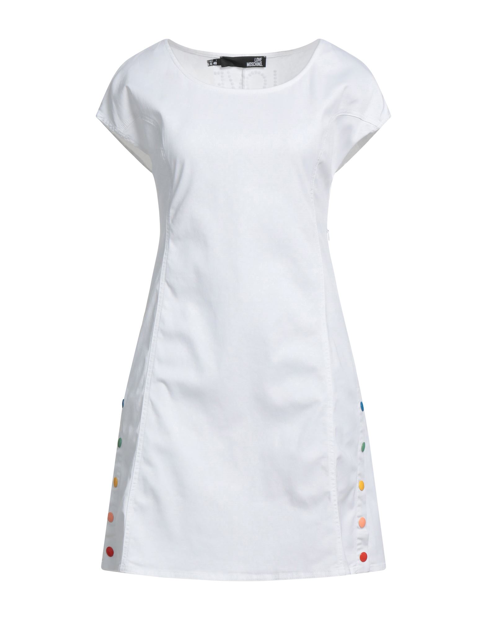 Love Moschino Short Dresses In White