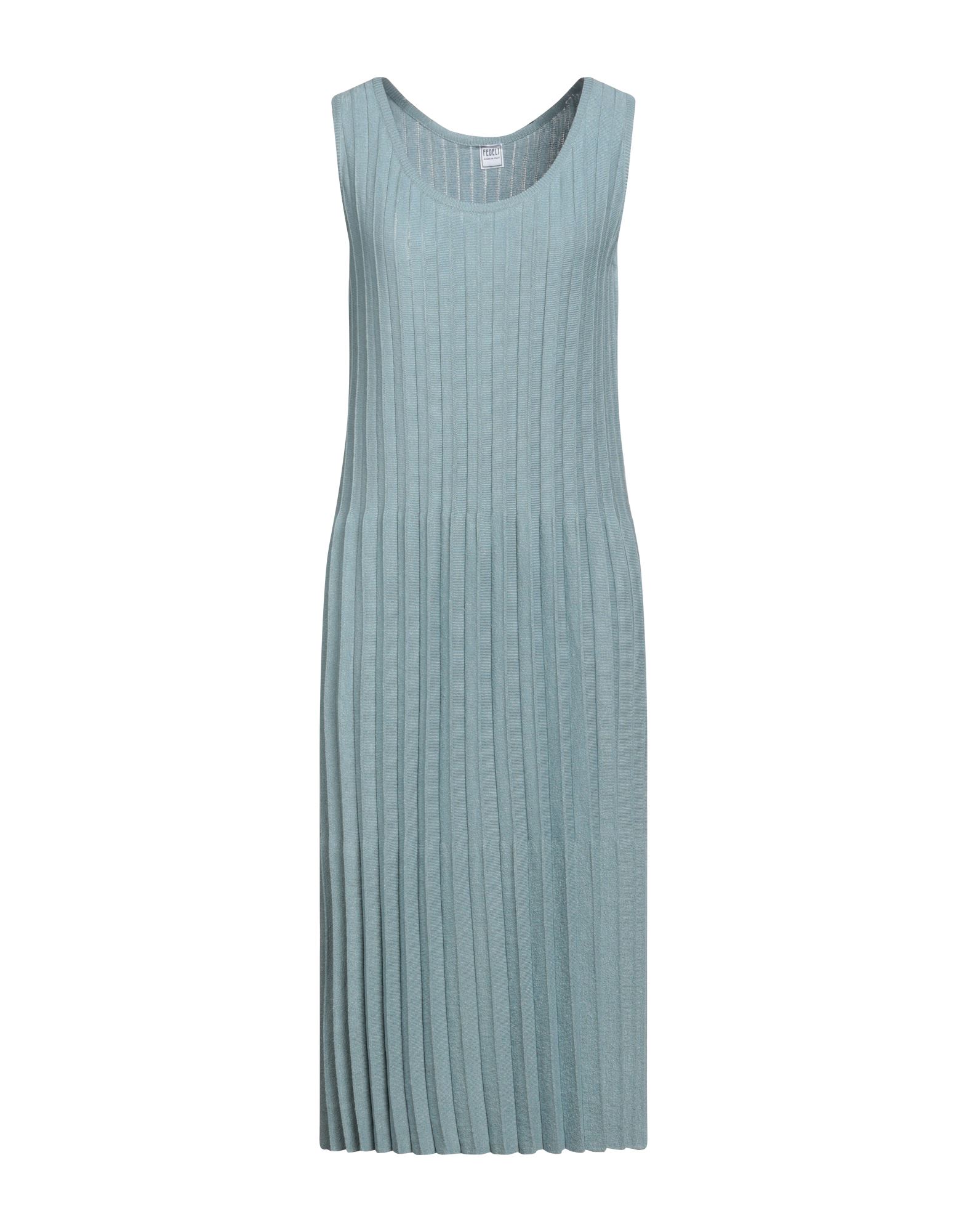Fedeli Midi Dresses In Pastel Blue