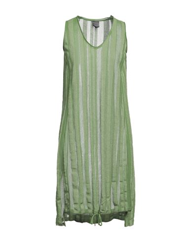 Lorena Antoniazzi Woman Midi Dress Green Size 6 Cotton, Polyester, Viscose