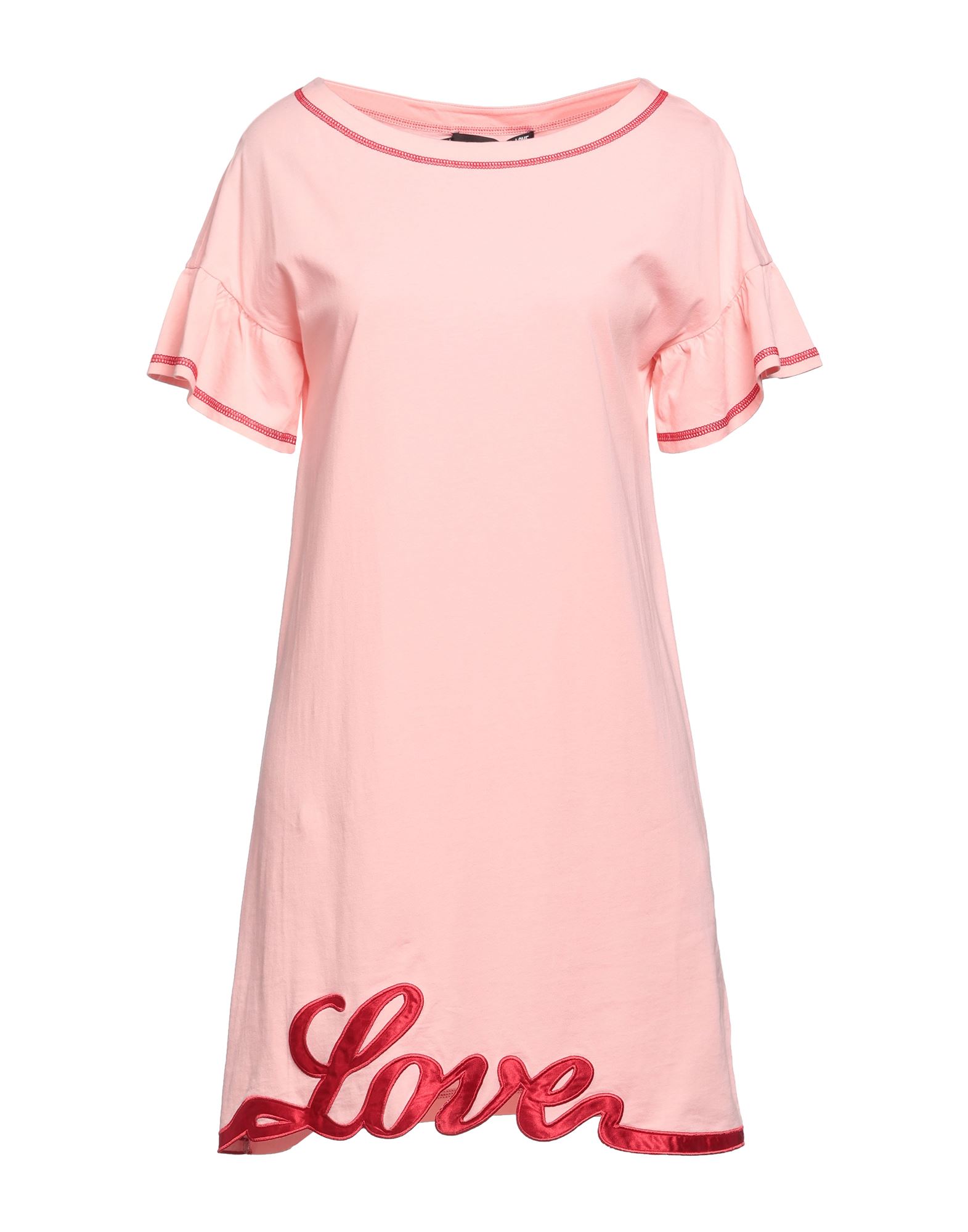 Love Moschino Short Dresses In Pink