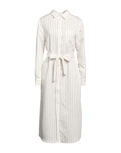 Vestido midi Mujer Beige 38 Mujer