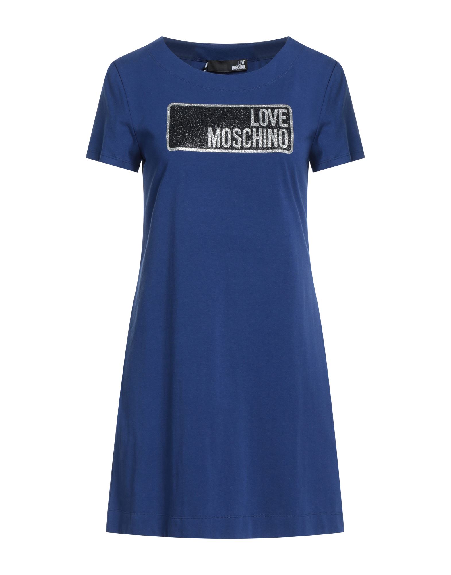 Love Moschino Short Dresses In Blue