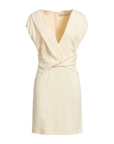 Simona Corsellini Woman Mini Dress Ivory Size 2 Viscose, Elastane