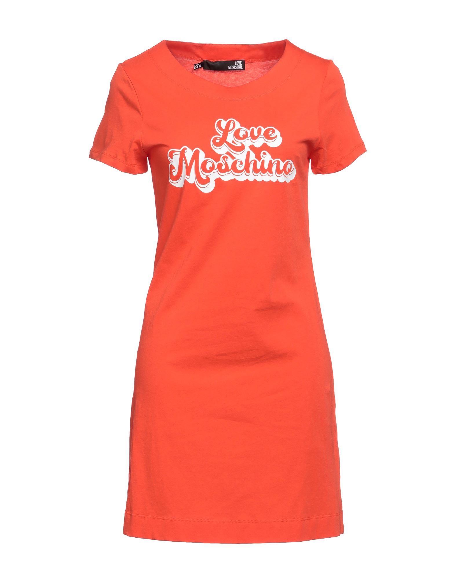 Love Moschino Short Dresses In Orange