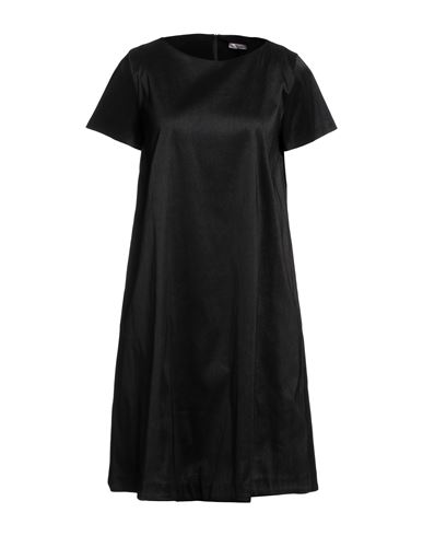Rossopuro Woman Mini Dress Black Size M Polyester, Nylon, Elastane