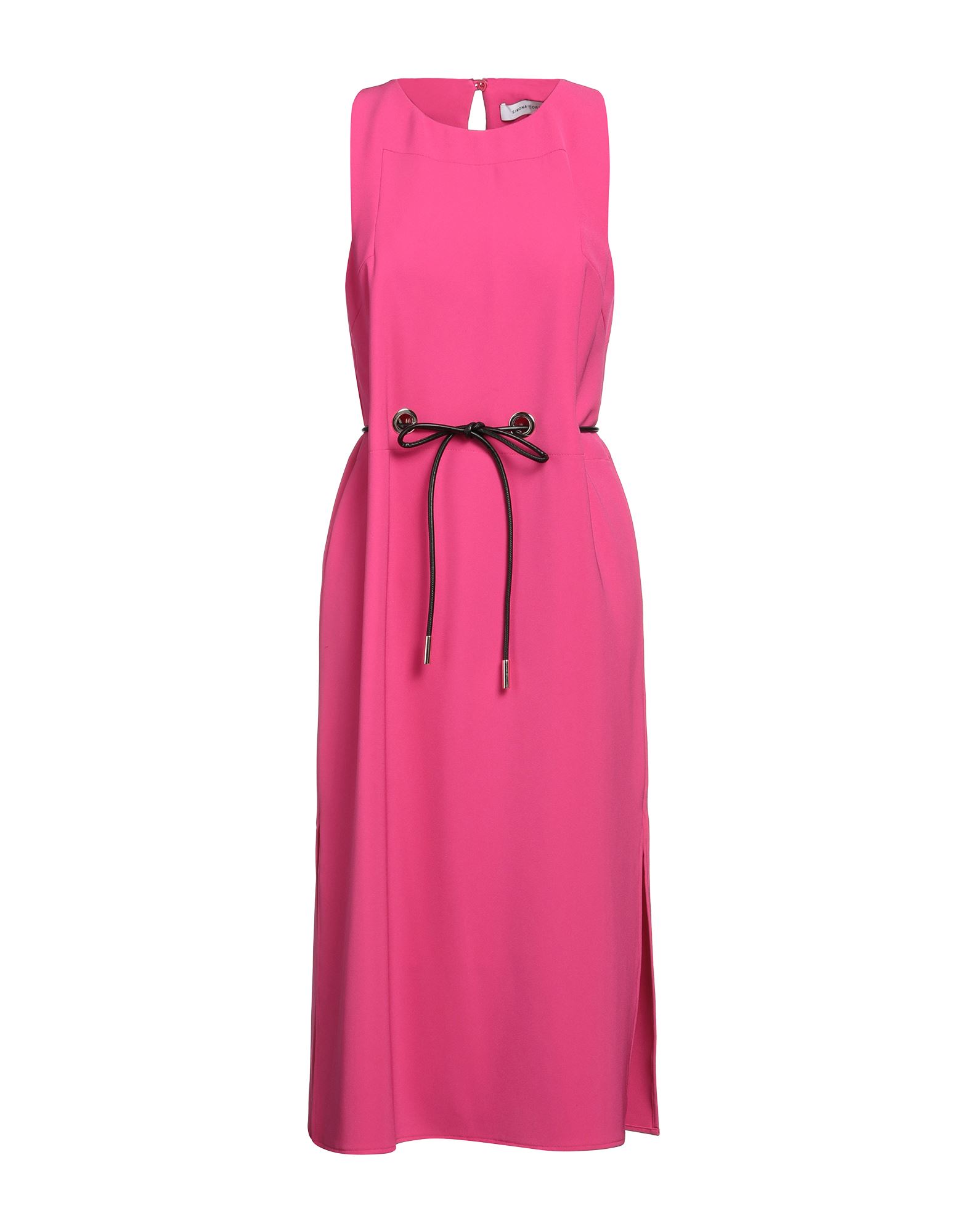 Space Simona Corsellini Midi Dresses In Pink
