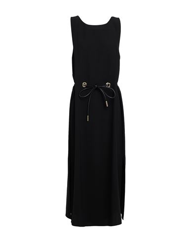 Simona Corsellini Woman Midi Dress Black Size 10 Cotton, Viscose, Elastane