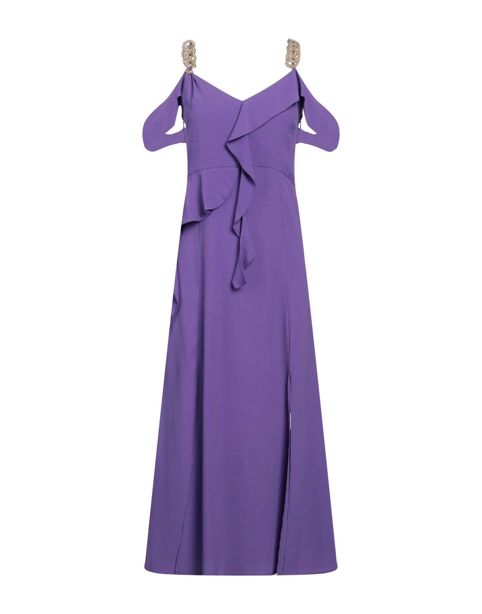 Space Simona Corsellini Midi Dresses In Purple