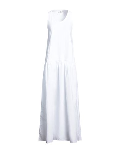 Attic And Barn Woman Long Dress White Size M Cotton