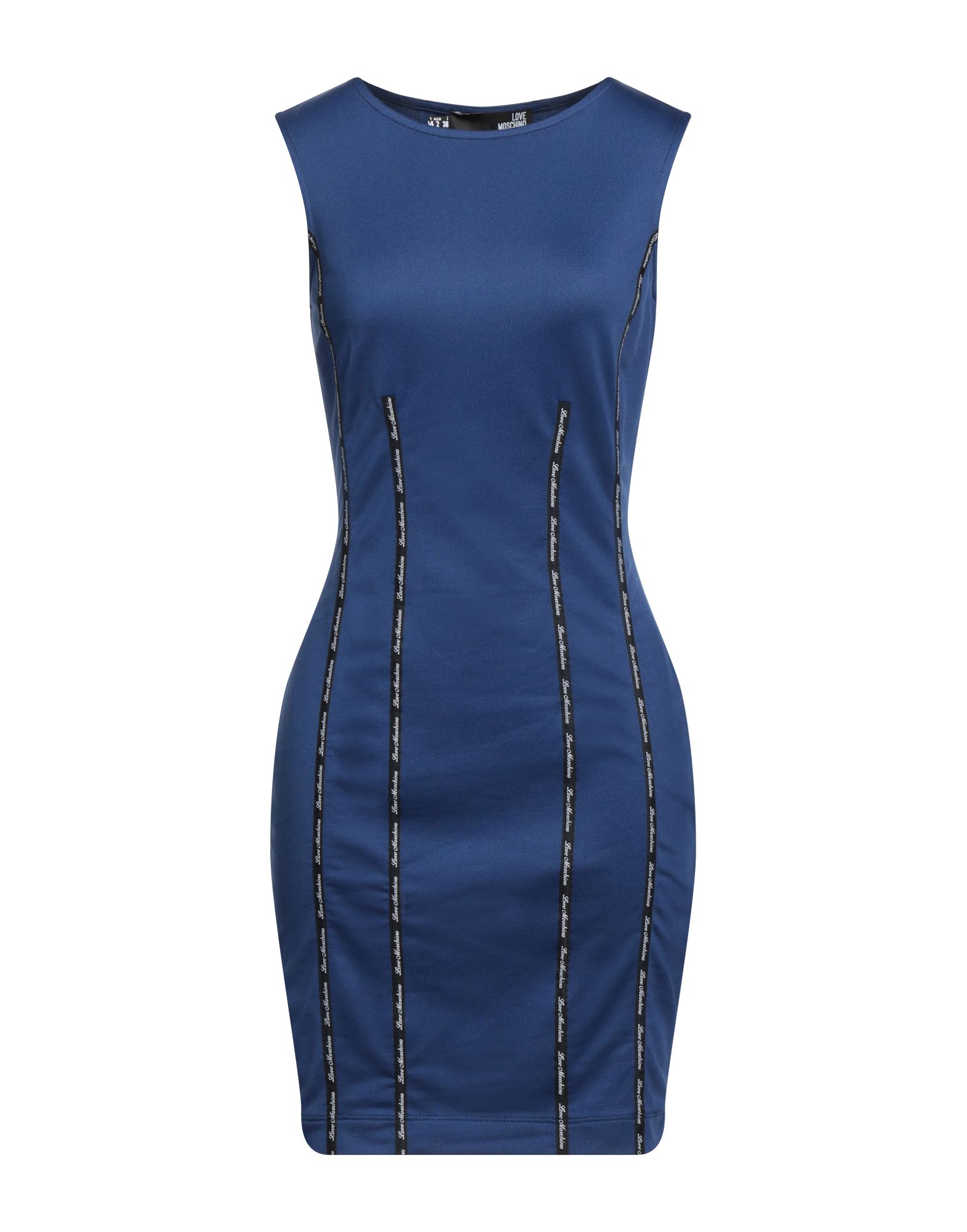 Love Moschino Short Dresses In Blue