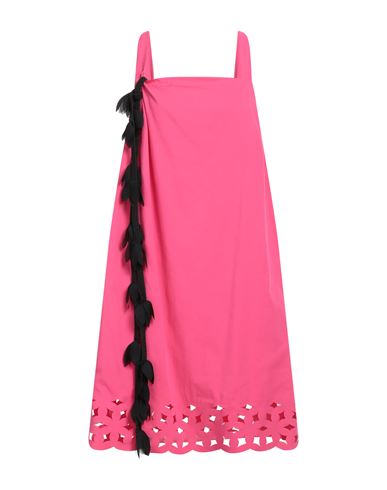 Jijil Woman Mini Dress Magenta Size 4 Cotton, Polyamide, Elastane