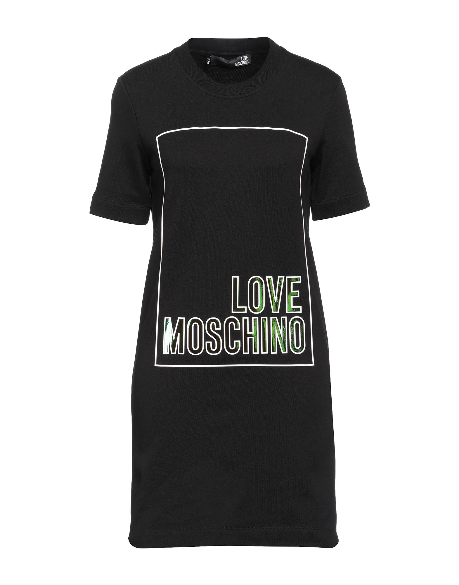 Love Moschino Short Dresses In Black