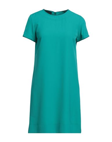 Woman Mini dress Green Size XS Polyamide, Elastic fibres