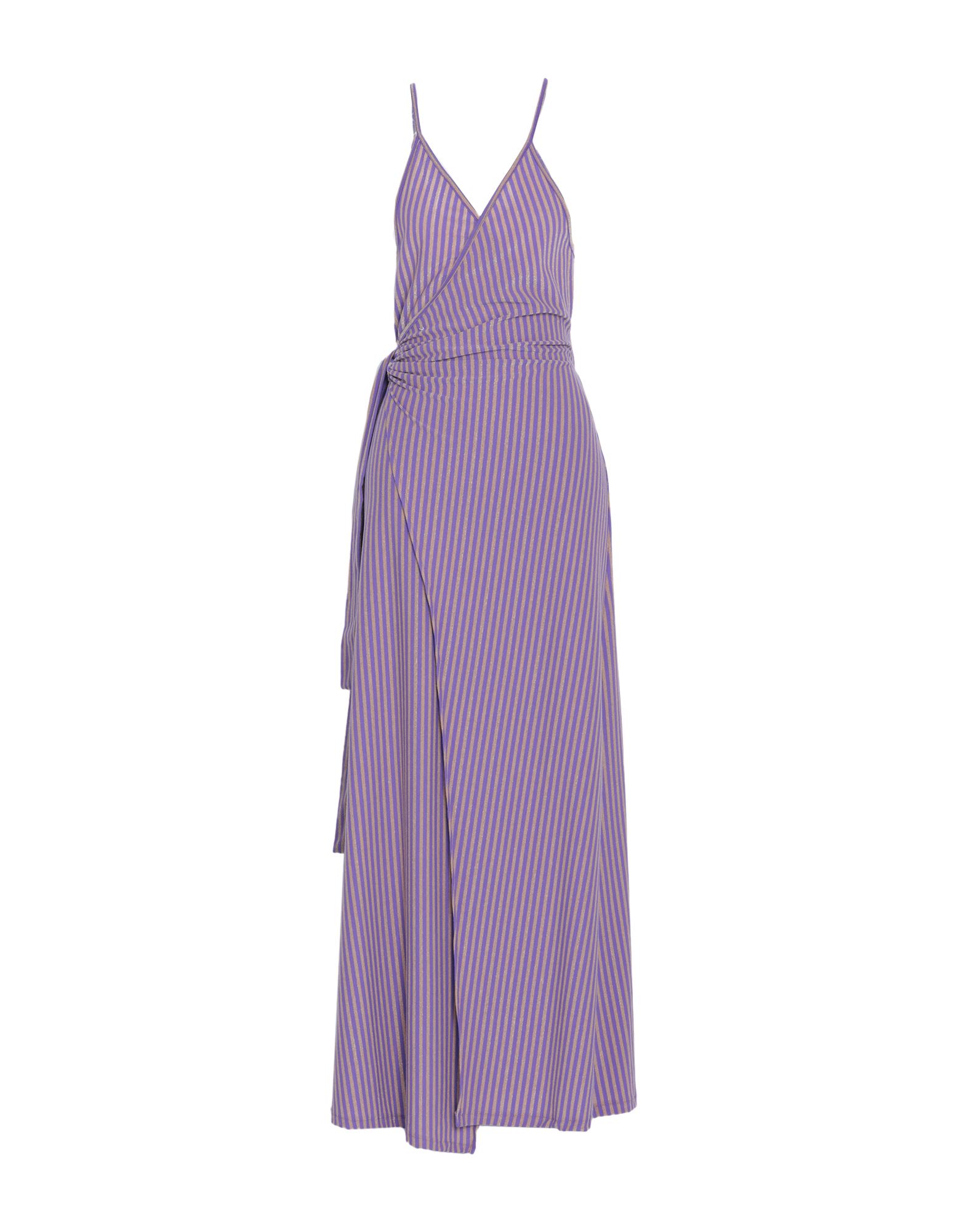 Simona-a Long Dresses In Purple