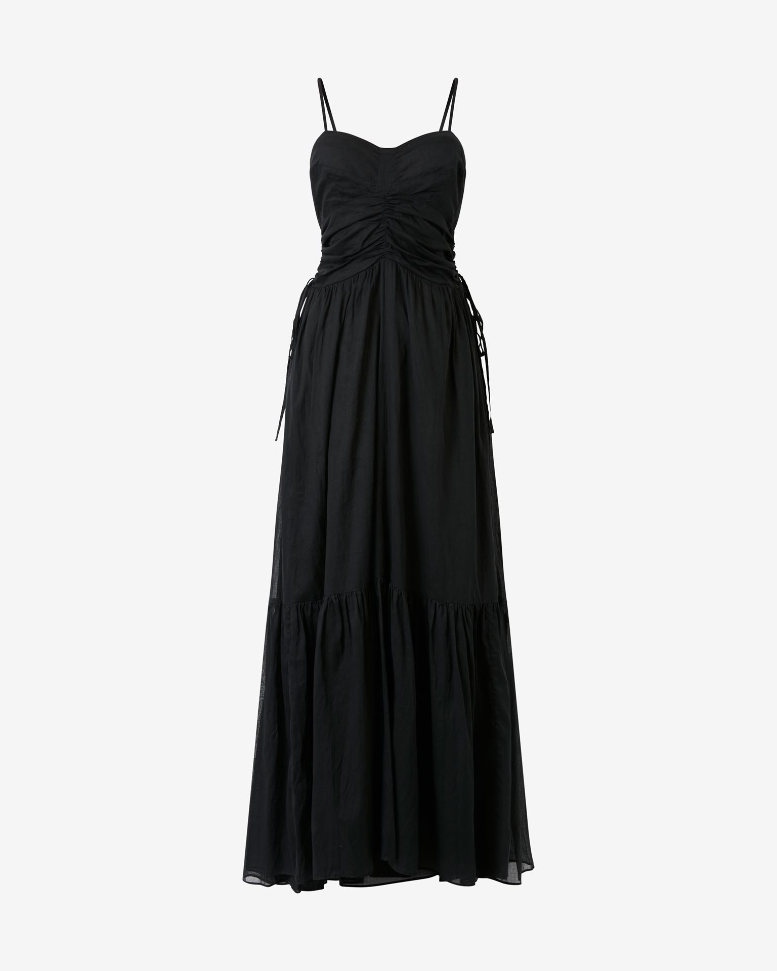 Isabel Marant Étoile Giana Cotton Voile Dress In Black