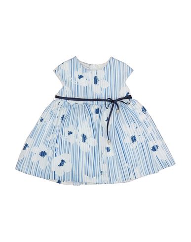 Elsy Newborn Girl Baby Dress Blue Size 3 Polyester