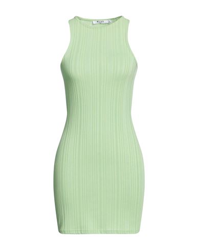 Na-kd Woman Mini Dress Light Green Size M Polyester, Elastane