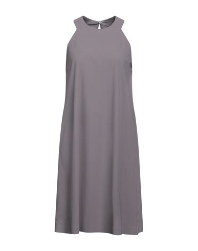 Rrd Woman Midi Dress Grey Size 10 Polyamide, Elastane