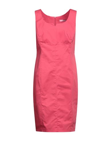 Severi Darling Woman Midi Dress Fuchsia Size 10 Cotton, Elastane In Pink
