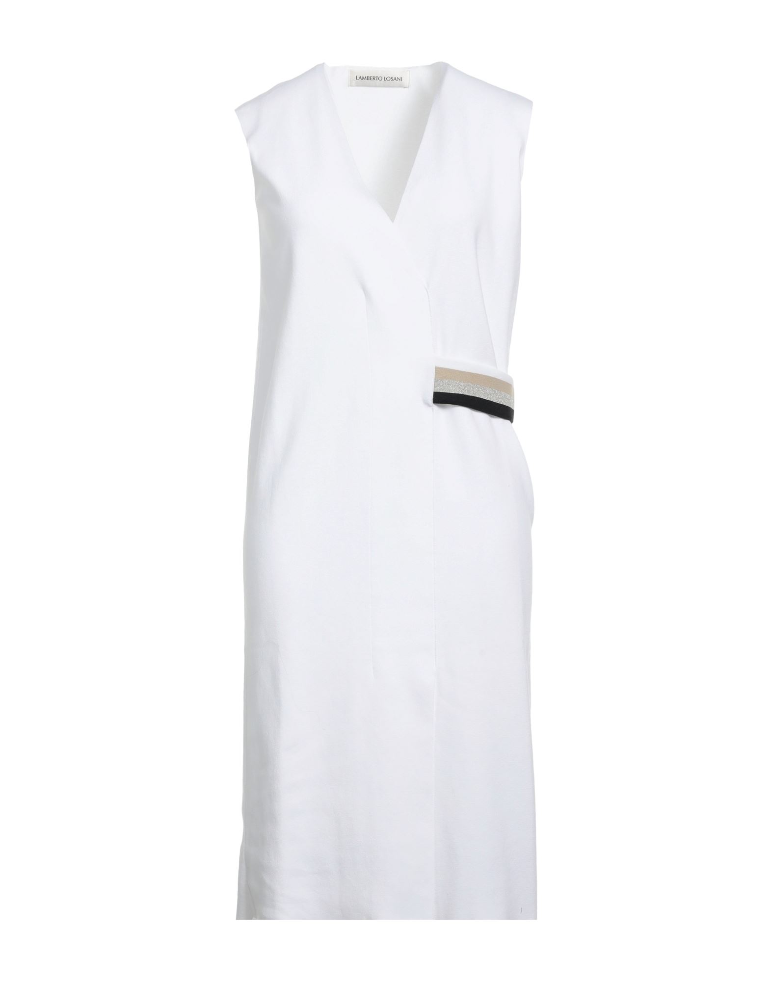 Lamberto Losani Midi Dresses In White
