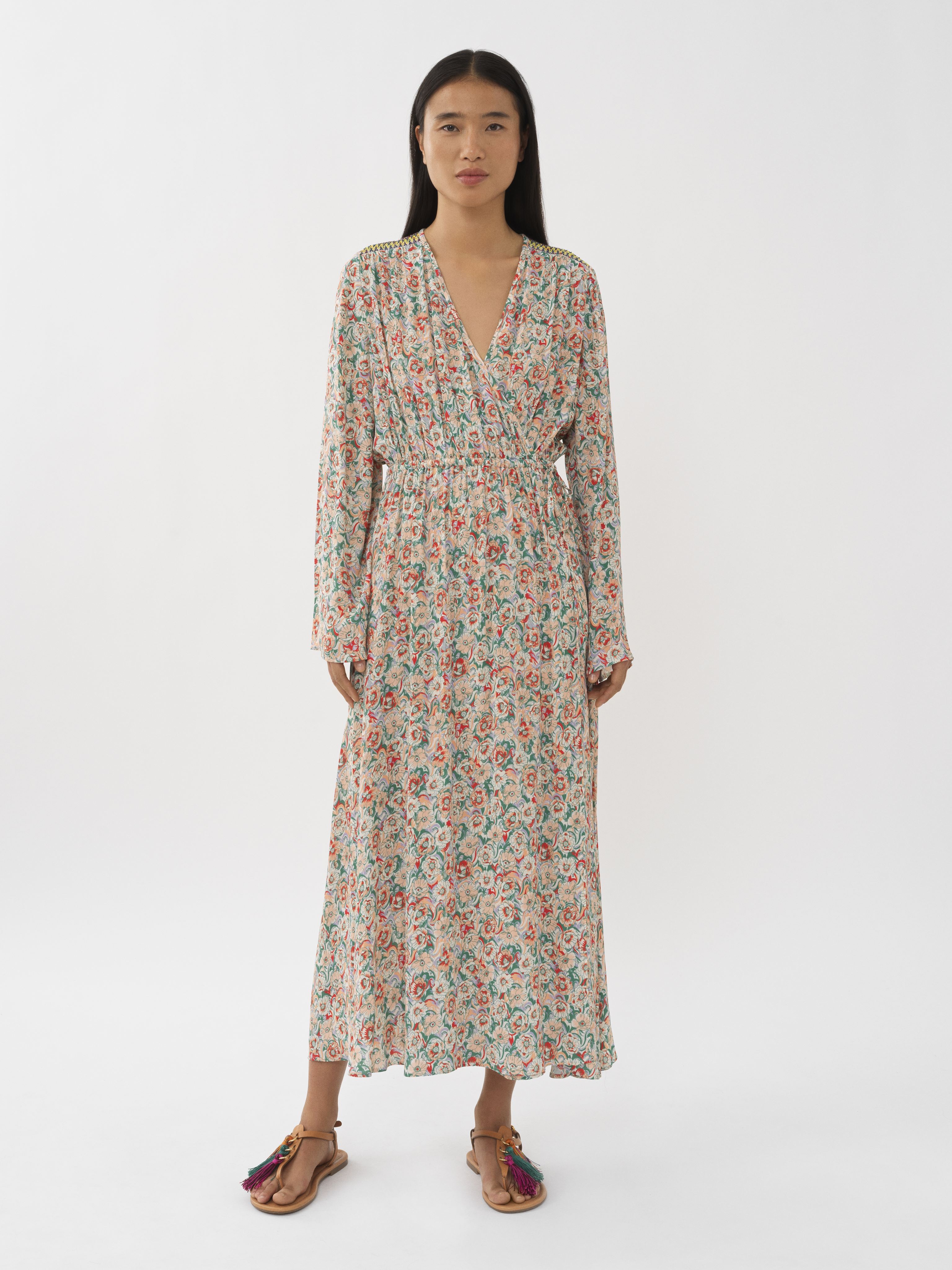 See By Chloé Floral-print Maxi Dress In Multicolor |