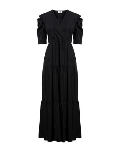 Gai Mattiolo Woman Maxi Dress Black Size 10 Cotton, Polyester