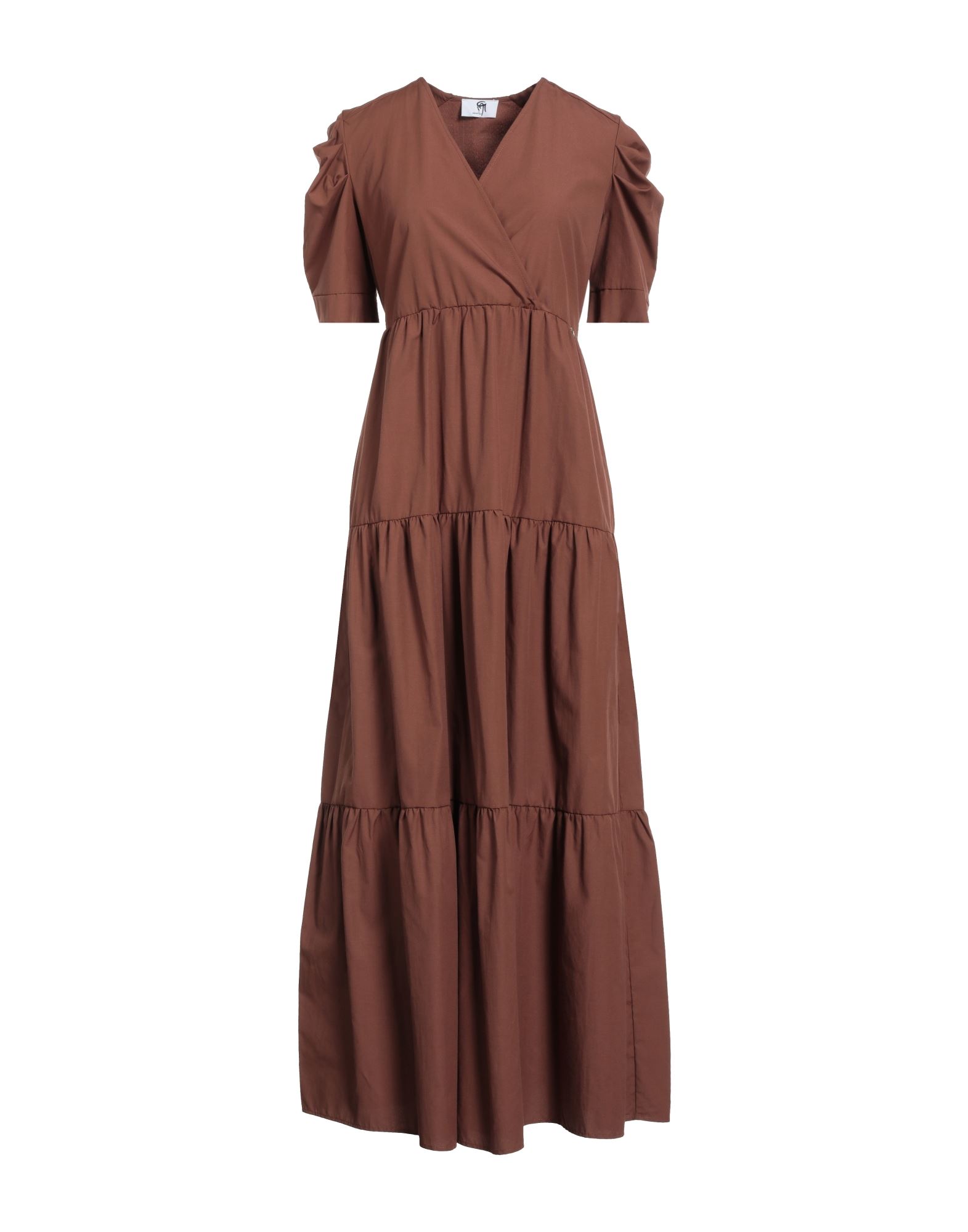 Gai Mattiolo Long Dresses In Brown