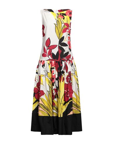 Vestido midi Mujer Blanco 34 Mujer