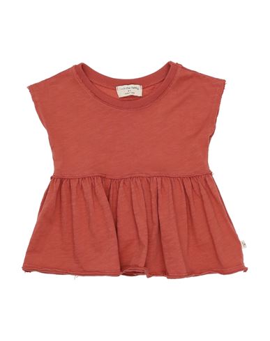 1+ In The Family 1 + In The Family Newborn Girl Baby Dress Rust Size 3 Cotton, Elastane In Red