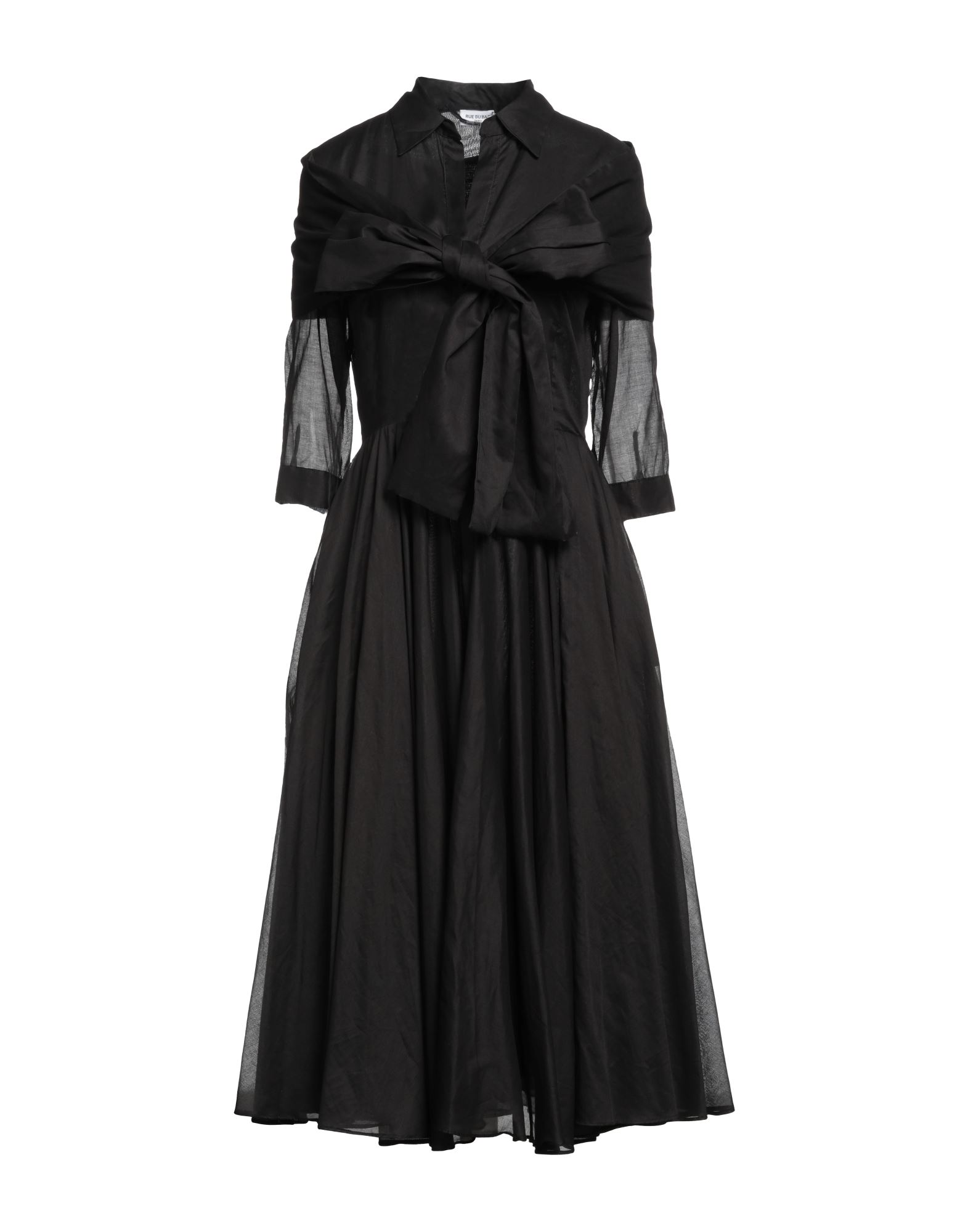 Rue Du Bac Midi Dresses In Black