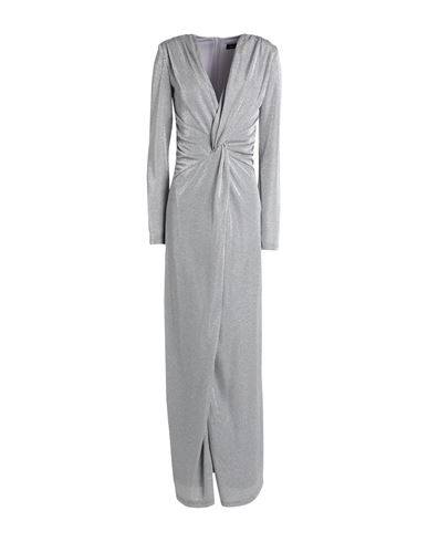 Actualee Woman Maxi Dress Light Grey Size 8 Polyester, Elastane