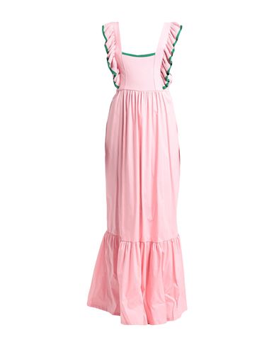 Shop Mariuccia Woman Maxi Dress Pink Size M Cotton