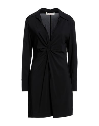 Jucca Woman Mini Dress Black Size 6 Viscose, Elastane