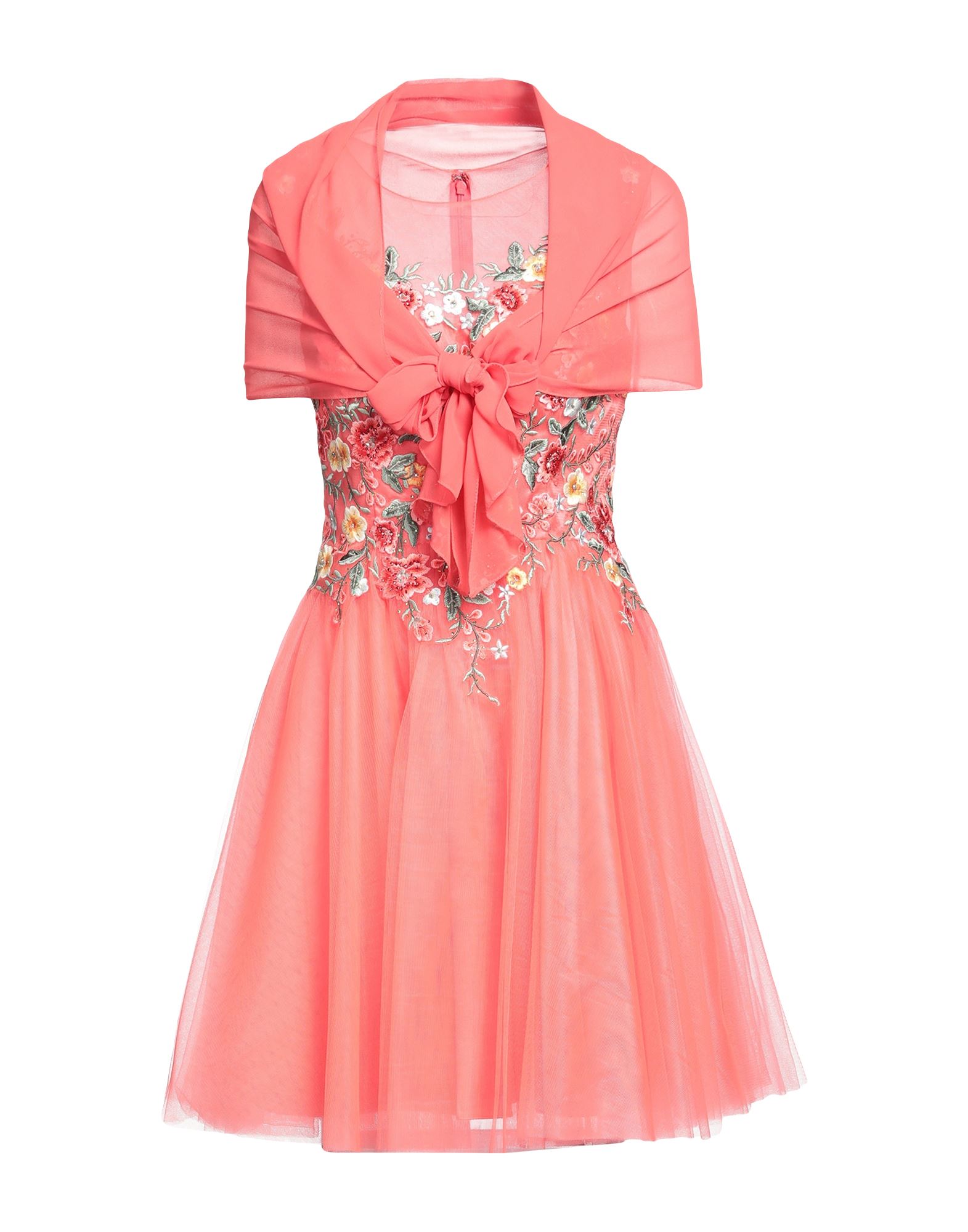 Mikael Short Dresses In Coral