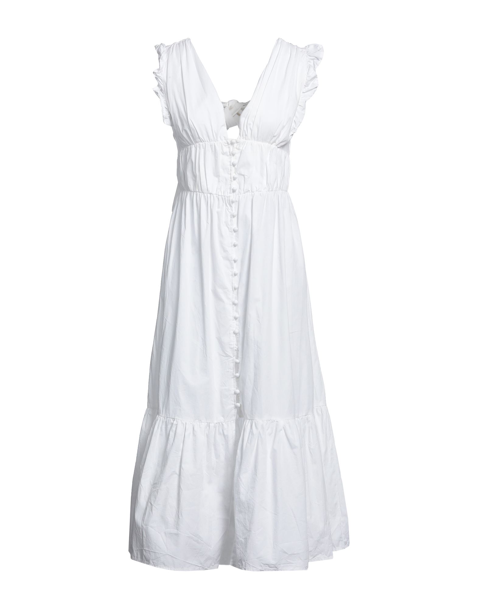 Vanessa Scott Midi Dresses In White
