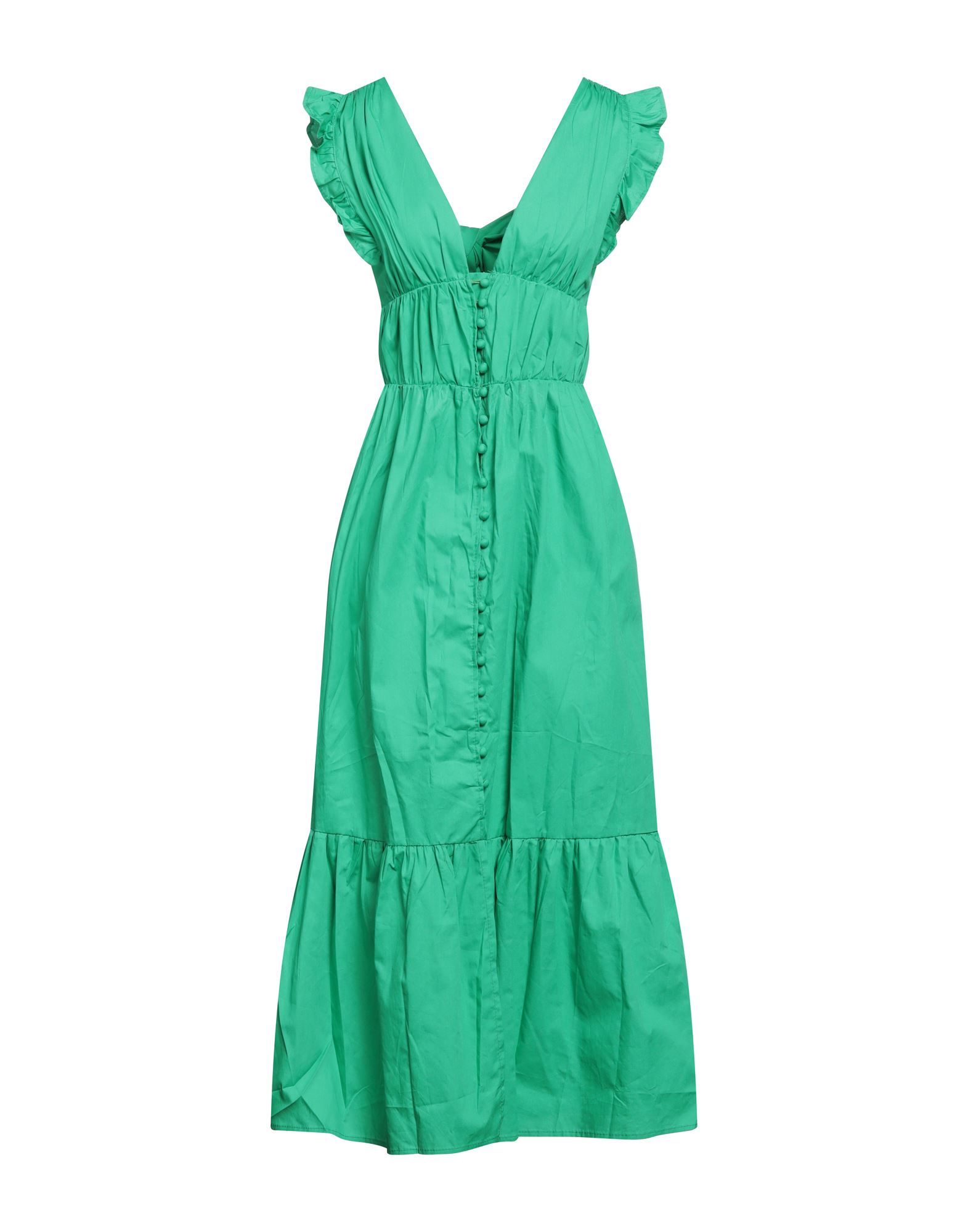 Vanessa Scott Midi Dresses In Green